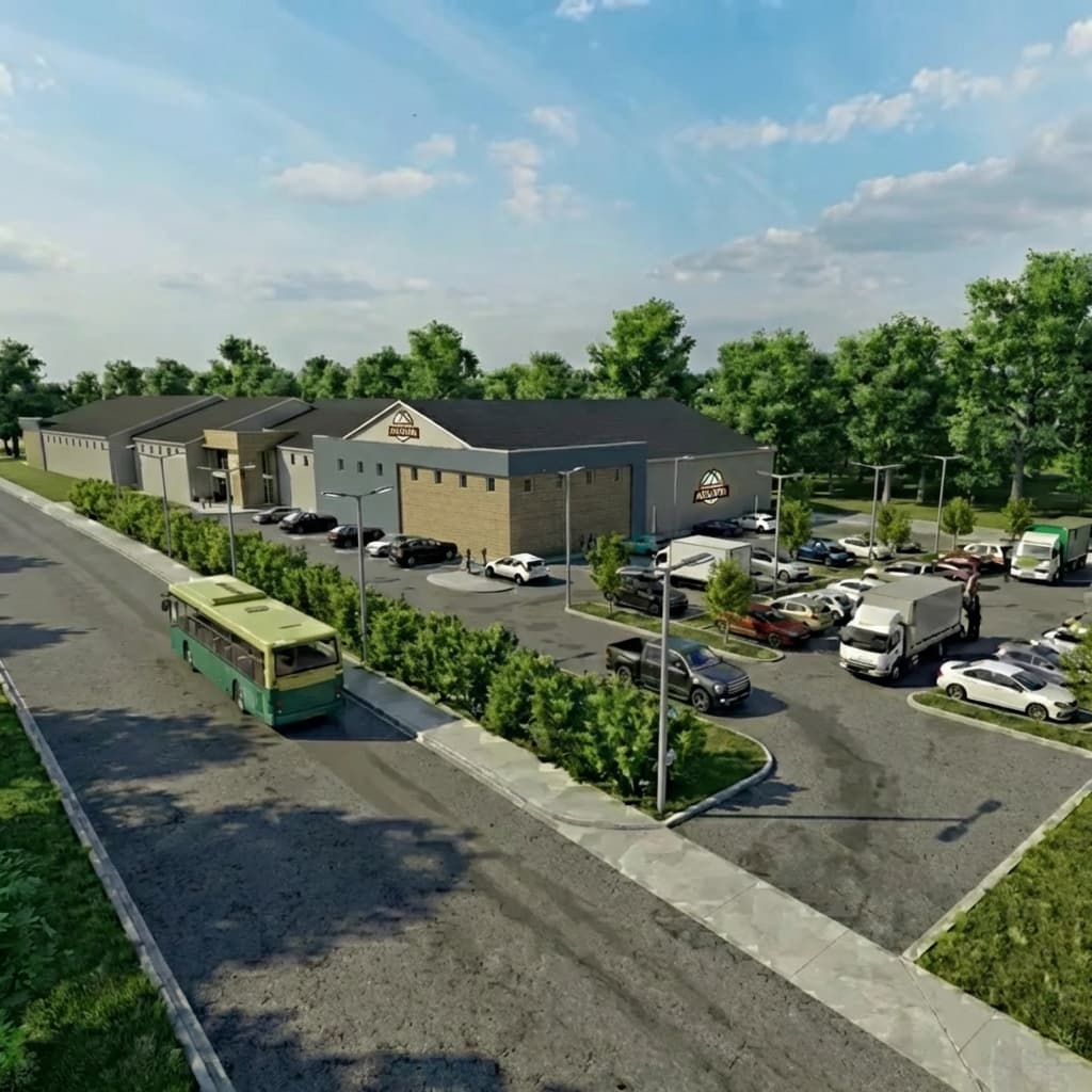 Kem Hoops Sports Academy building rendering